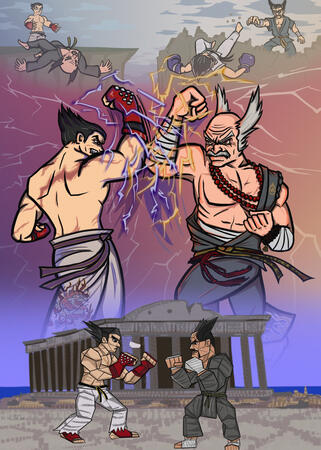 Tekken- Kazuya &amp; Heihachi Mishima