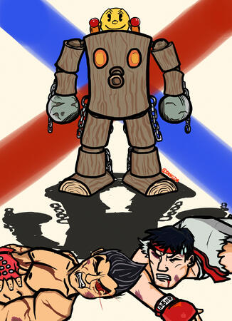 Street Fighter X Tekken- Pac-Man