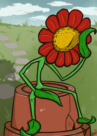 Original Character- Slouching Flower