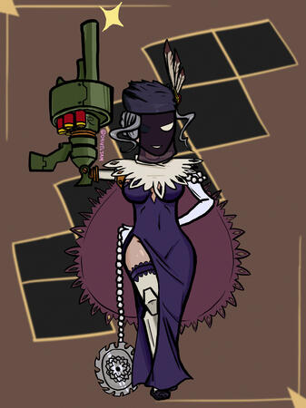 Skullgirls- Black Dahlia