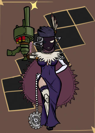 Skullgirls- Black Dahlia